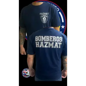 Polera Bomberos de Chile HAZMAT